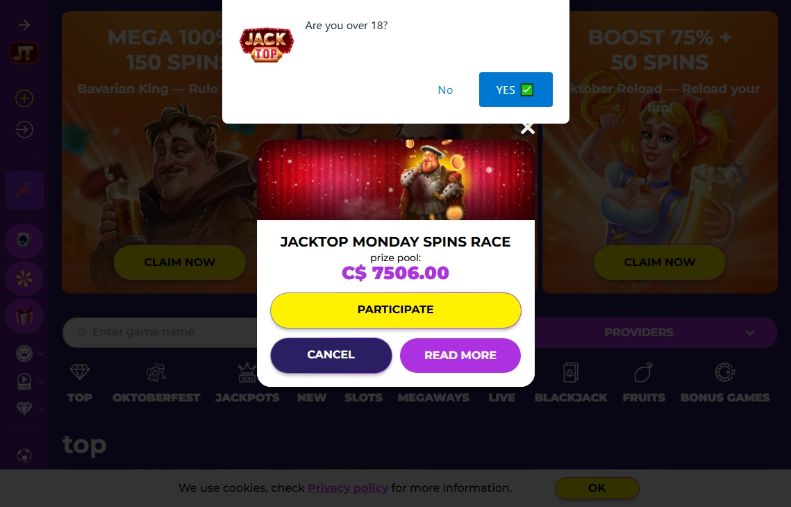 JackTop Casino